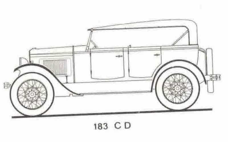1928, Peugeot presenta la 183 12 SIX 6 cilindri 1928, Peugeot presenta la 183 12 SIX 6 cilindri