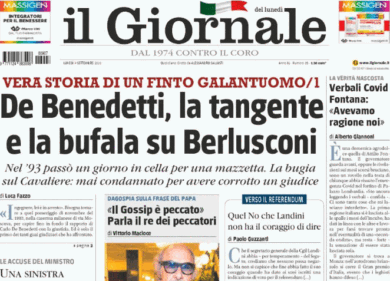 De Benedetti: “Berlusconi? Imbroglione”. Sallusti e Belpietro si scatenano