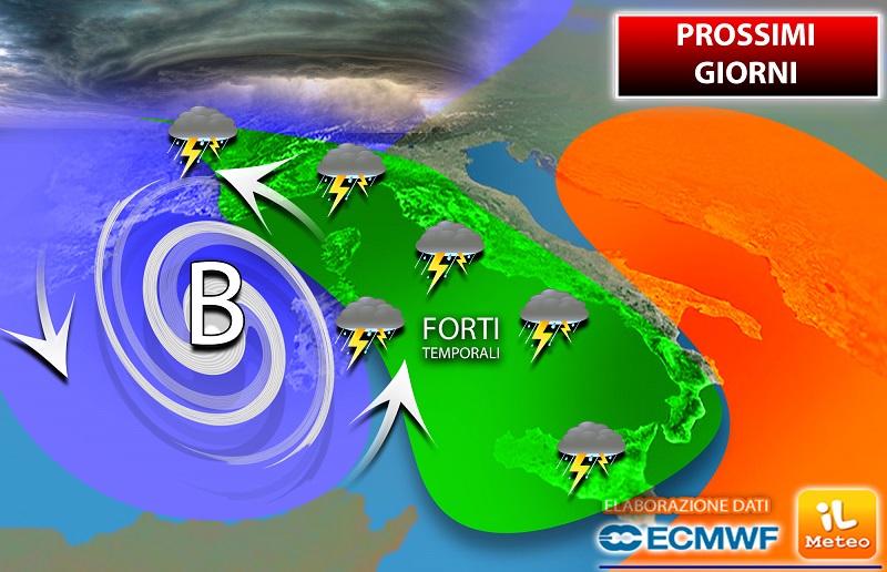 Previsioni meteo: ultimi giorni di bel tempo, in arrivo ciclone temporalesco Previsioni meteo: ultimi giorni di bel tempo, in arrivo ciclone temporalesco