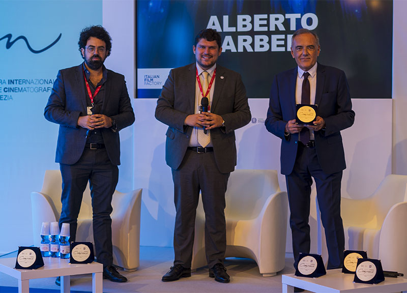 Venezia 77, ad Alberto Barbera e Nicola Claudio il Premio Cinema Campania Venezia 77, ad Alberto Barbera e Nicola Claudio il Premio Cinema Campania