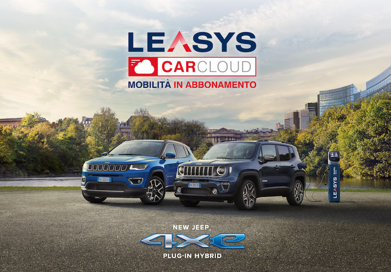 Leasys presenta il nuovo CarCloud con Renegade & Compass 4xe Plug-in Hybrid Leasys presenta il nuovo CarCloud con Renegade & Compass 4xe Plug-in Hybrid