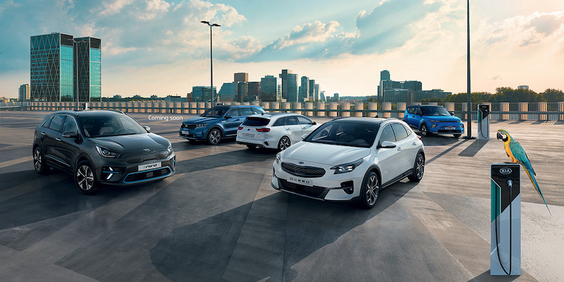 Kia schiera la propria gamma elettrificata Kia schiera la propria gamma elettrificata