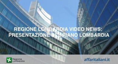 Regione Lombardia video News : Presentazione del piano lombardia