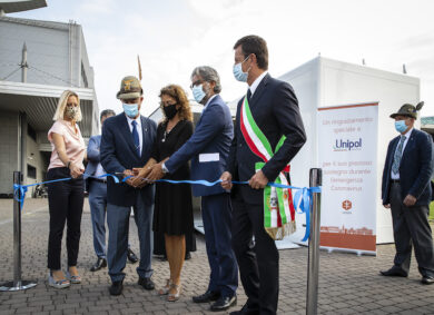 Coronavirus, Unipol dona una Tac all’Ospedale degli alpini di Bergamo