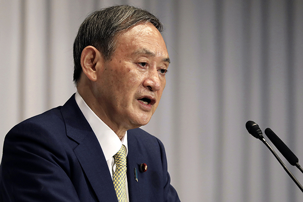 Giappone: dopo le dimissioni di Shinzo Abe, è Yoshihide Suga il nuovo premier Giappone: dopo le dimissioni di Shinzo Abe, è Yoshihide Suga il nuovo premier