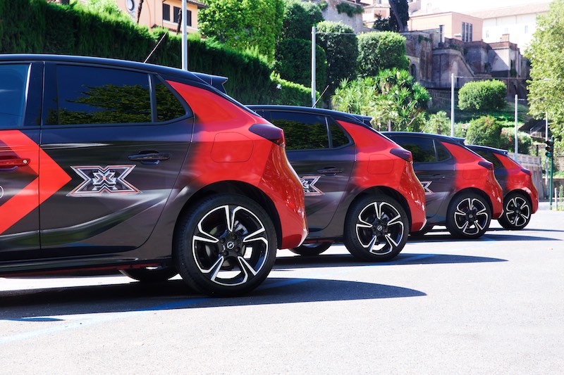 Opel Corsa-e auto ufficiale di X Factor 2020 Opel Corsa-e auto ufficiale di X Factor 2020