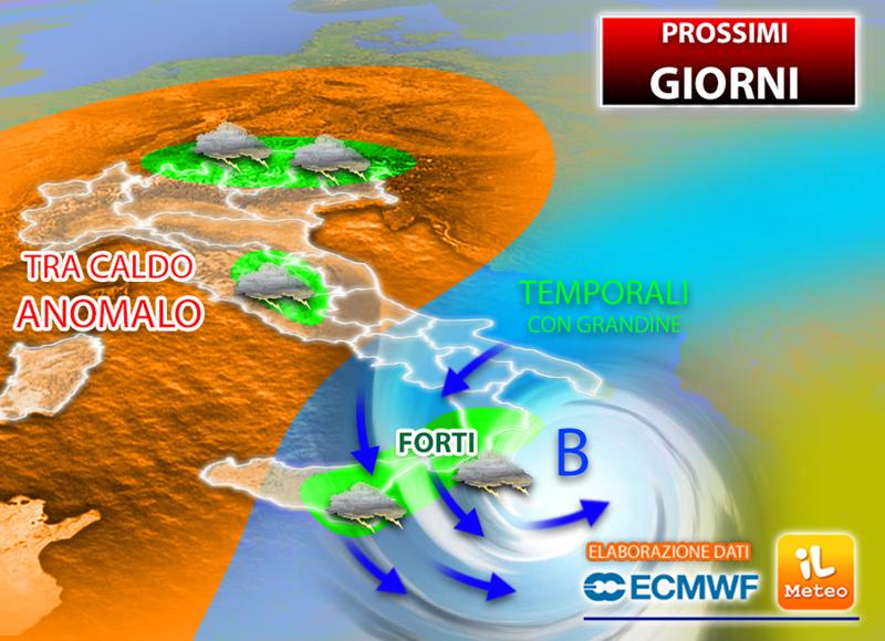 Meteo, ciclone tropicale porta la pioggia: ecco le Regioni a rischio Meteo, ciclone tropicale porta la pioggia: ecco le Regioni a rischio