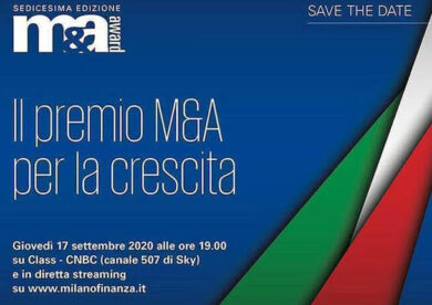 M&A Award 2020: “Aziende che non hanno paura di crescita”
