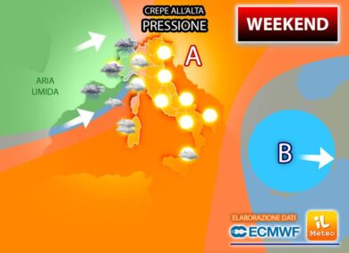 Previsioni meteo, ultimo weekend di estate: punte di 32° poi arriva l’autunno