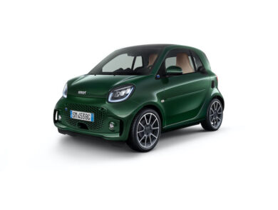 smart EQ fortwo british green e Ushuaïa, le special edition