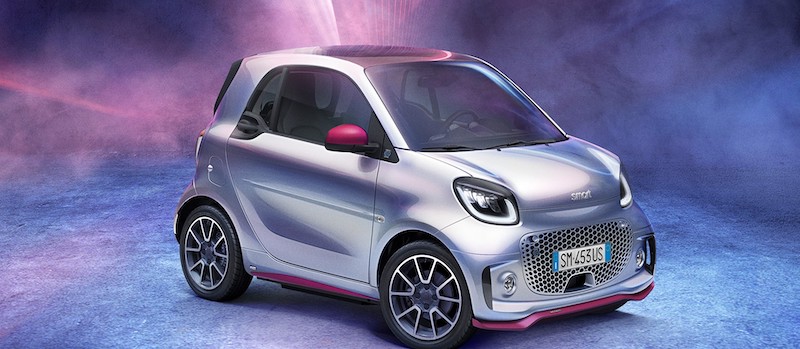 smart EQ fortwo british green e Ushuaïa, le special edition
