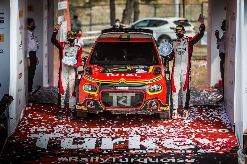 WRC, Rally di Turchia, La C3 R5 di Bulacia vince tra le WRC3