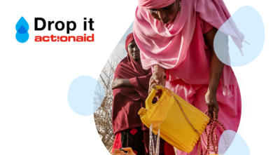 ActionAid Italia: via alla campagna “Drop it, una goccia cambia tutto”