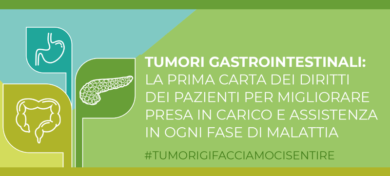 Tumori gastrointestinali: arriva la Carta dei Diritti dei pazienti