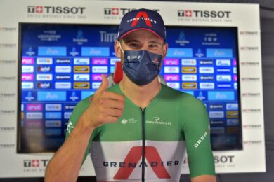 Filippo Ganna oro mondiale nella cronometro di ciclismo: è il primo italiano