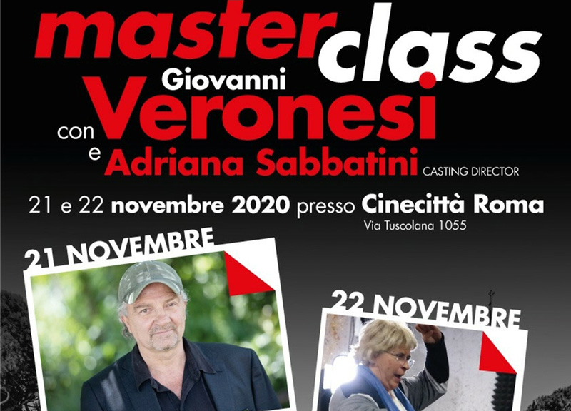 A novembre Veronesi e Sabbatini a Cinecittà per la nuova Masterclass Cinecibo A novembre Veronesi e Sabbatini a Cinecittà per la nuova Masterclass Cinecibo