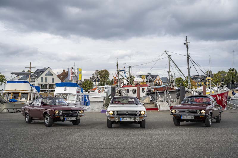 Opel Manta festeggia al Timmendorfer Strand il 50 compleanno