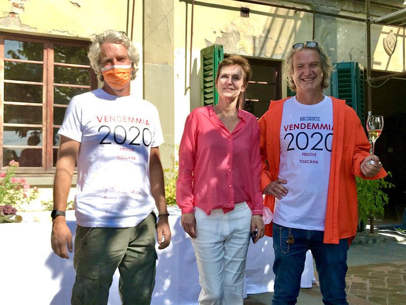 Vino, Bibi Graetz inaugura a Fiesole la nuova cantina “Chateau in città” Vino, Bibi Graetz inaugura a Fiesole la nuova cantina “Chateau in città”