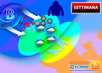 Meteo, nella giornata di venerdì e nel weekend mezza Italia sotto i nubifragi