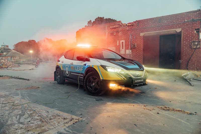 Nissan: arriva Re-Leaf, il mezzo di soccorso del futuro Nissan: arriva Re-Leaf, il mezzo di soccorso del futuro
