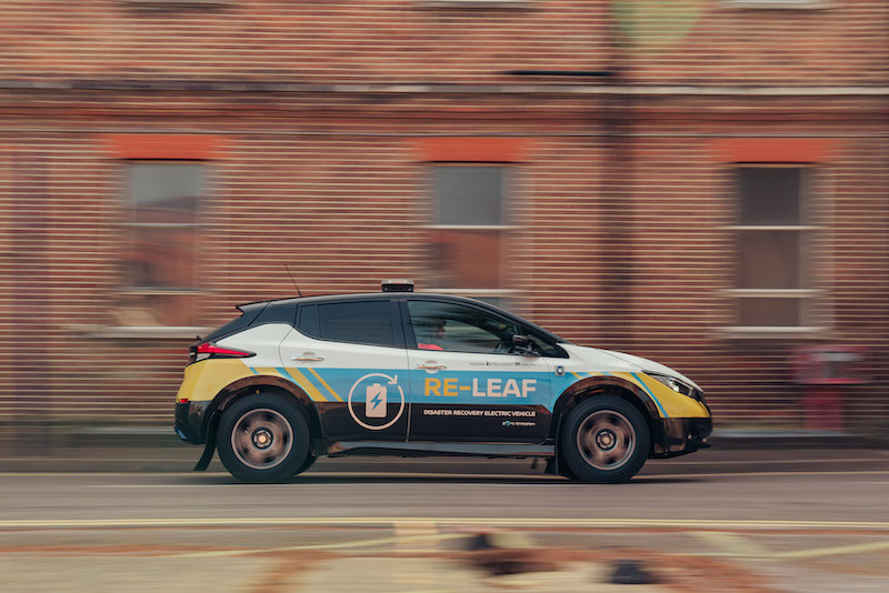 Nissan: arriva Re-Leaf, il mezzo di soccorso del futuro Nissan: arriva Re-Leaf, il mezzo di soccorso del futuro