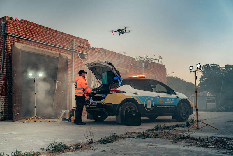 Nissan: arriva Re-Leaf, il mezzo di soccorso del futuro Nissan: arriva Re-Leaf, il mezzo di soccorso del futuro