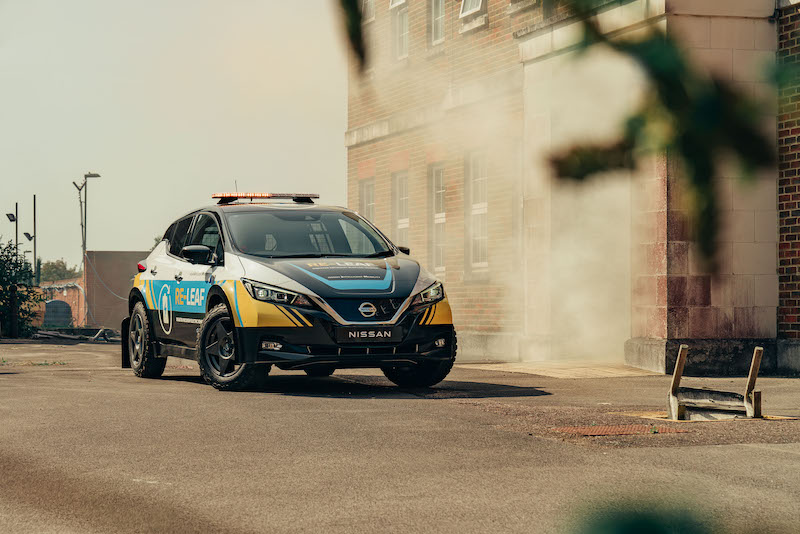 Nissan: arriva Re-Leaf, il mezzo di soccorso del futuro Nissan: arriva Re-Leaf, il mezzo di soccorso del futuro