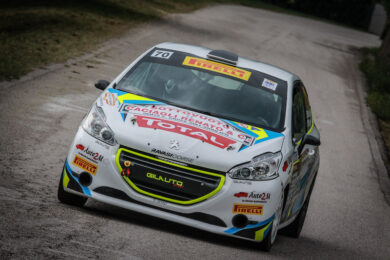 Alessandro ZORRA leader del PEUGEOT Competition 208 Rally Cup PRO