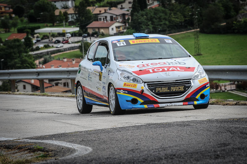 Alessandro ZORRA leader del PEUGEOT Competition 208 Rally Cup PRO Alessandro ZORRA leader del PEUGEOT Competition 208 Rally Cup PRO