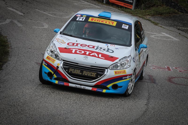 Alessandro ZORRA leader del PEUGEOT Competition 208 Rally Cup PRO Alessandro ZORRA leader del PEUGEOT Competition 208 Rally Cup PRO
