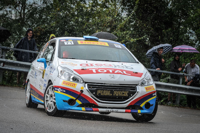 Alessandro ZORRA leader del PEUGEOT Competition 208 Rally Cup PRO Alessandro ZORRA leader del PEUGEOT Competition 208 Rally Cup PRO