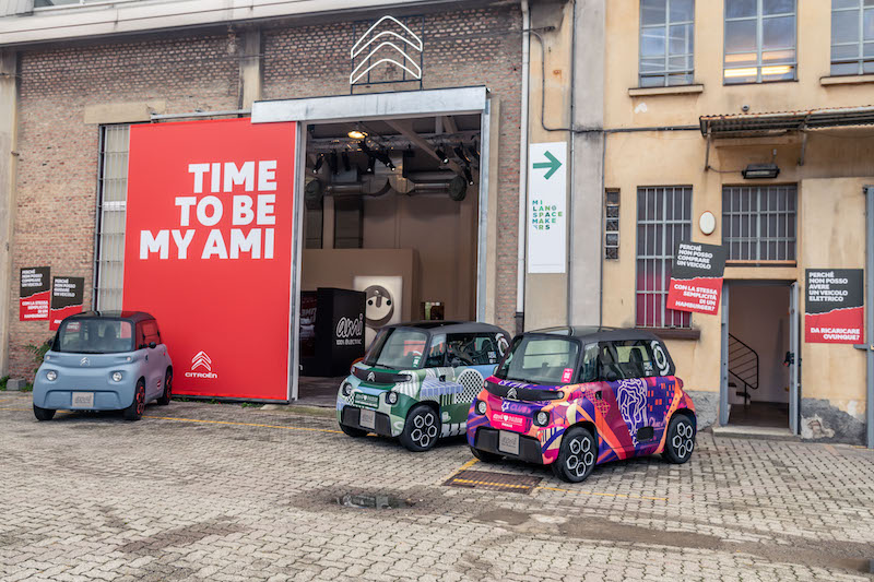 Citroën stupisce alla Milano Design City non “Time To Be My Ami”