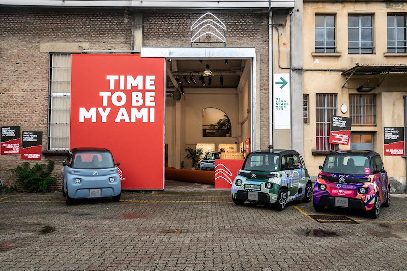 Citroën stupisce alla Milano Design City non “Time To Be My Ami”