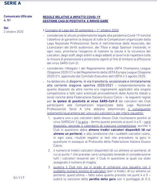 lega comunicato covid lega comunicato covid