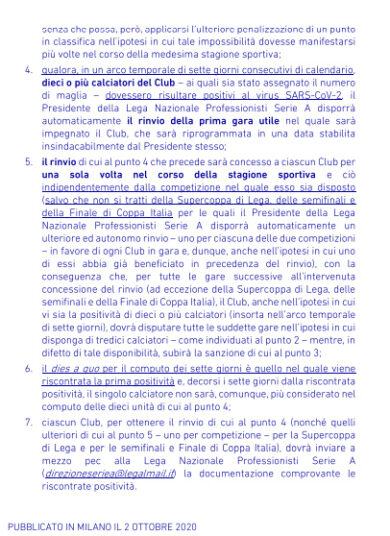 Juventus-Napoli, niente 0-3? Il documento della Lega che dà forza ai campani
