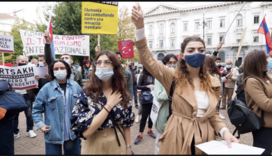 Nagorno, gli armeni d’Italia si radunano a Milano: padre Tirayr vs i turchi