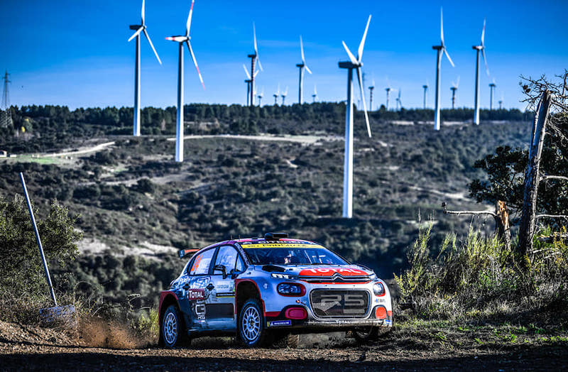 WRC, Rally d‘Italia Sardegna, La C3 R5 di Ostberg subito in difficoltà