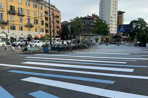 Piazze Aperte: nuovo look per Porta Genova, tra piante e colore