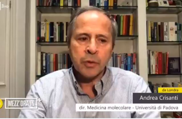 Coronavirus, Crisanti: “Cts privo delle migliori menti”. E Arcuri attacca… Coronavirus, Crisanti: “Cts privo delle migliori menti”. E Arcuri attacca…