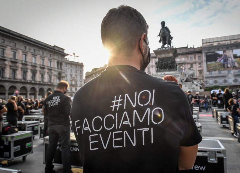 Musica e concerti, settore in crisi. Lavoratori in ginocchio: falsa ripartenza