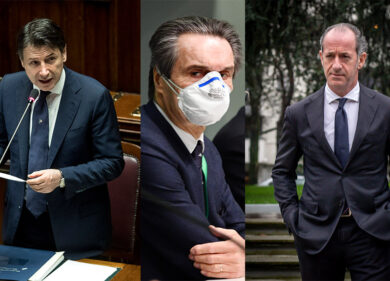 “Nuovo Dpcm? Regioni inascoltate”. Accuse al governo da Zaia,Toti e Fontana