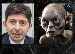 Galleria foto 'Coronavirus vissuto con ironia. Speranza alla Gollum: il signore dei divieti' - foto 1