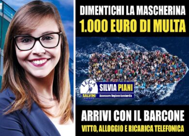 Migranti e Covid, polemica sul post dell’assessore Piani