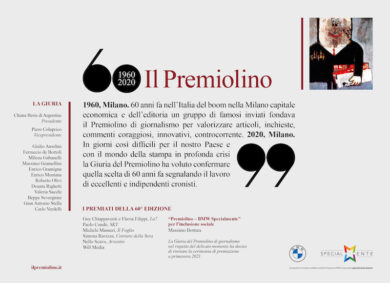 Il “Premiolino” rinvia la cerimonia di premiazione alla primavera 2021