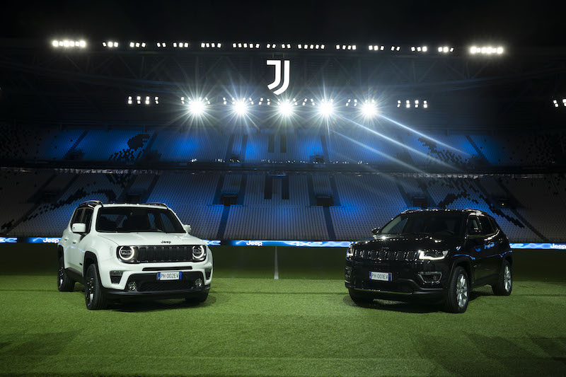 La tecnologia Jeep 4xe in campo con la Juventus La tecnologia Jeep 4xe in campo con la Juventus