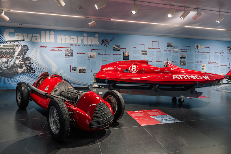 Al Museo Alfa Romeo vanno i scena i “Cavalli Marini”
