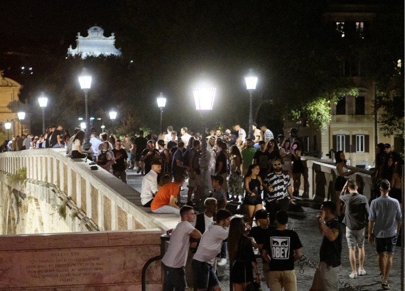 Campo de Fiori, Pigneto Monti e Trastevere: la riduzione degli spazi movida Campo de Fiori, Pigneto Monti e Trastevere: la riduzione degli spazi movida