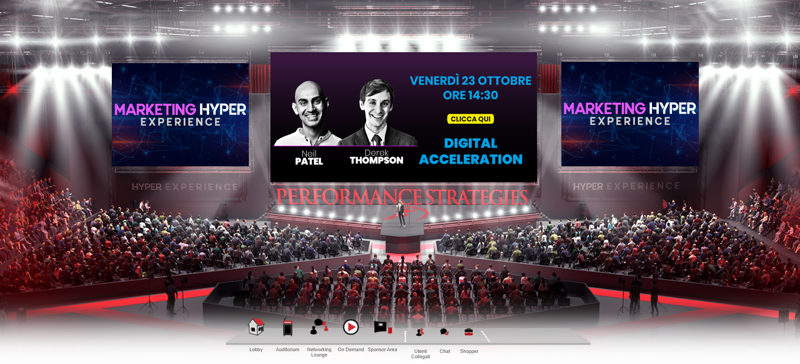 Festival digitale: venerdì 23 ottobre Neil Patel e Derek Thompson protagonisti Festival digitale: venerdì 23 ottobre Neil Patel e Derek Thompson protagonisti
