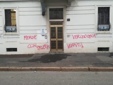 Attacco sede UGL Milano. Capone: “Atto vandalico conseguenza di…”
