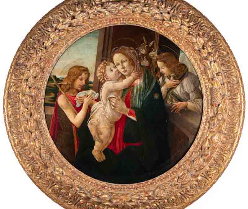 Arte, tondo del Botticelli esposto a Grosseto per la Settimana della Bellezza Arte, tondo del Botticelli esposto a Grosseto per la Settimana della Bellezza